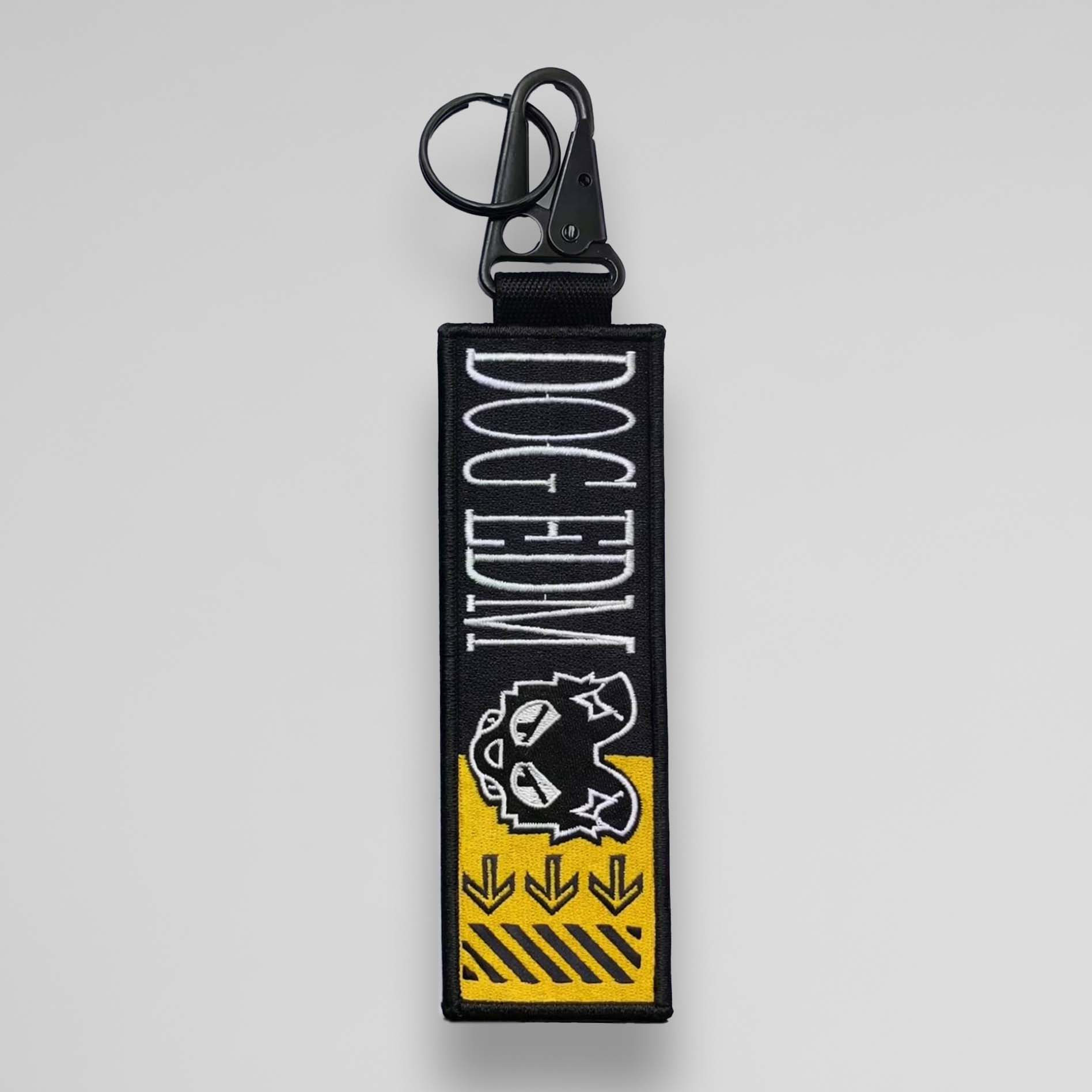 Dog EDM Keychain — Front